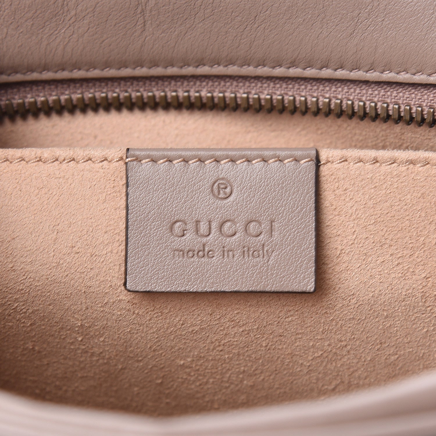 Gucci Calfskin Matelasse Small GG Marmont Chain Shoulder Bag Porcelain Rose 6 of 10