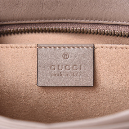 Gucci Calfskin Matelasse Small GG Marmont Chain Shoulder Bag Porcelain Rose 6 of 10