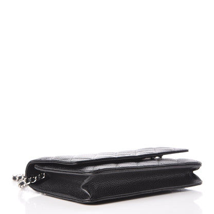 Chanel Caviar Quilted Wallet On Chain WOC Black 4 of 10