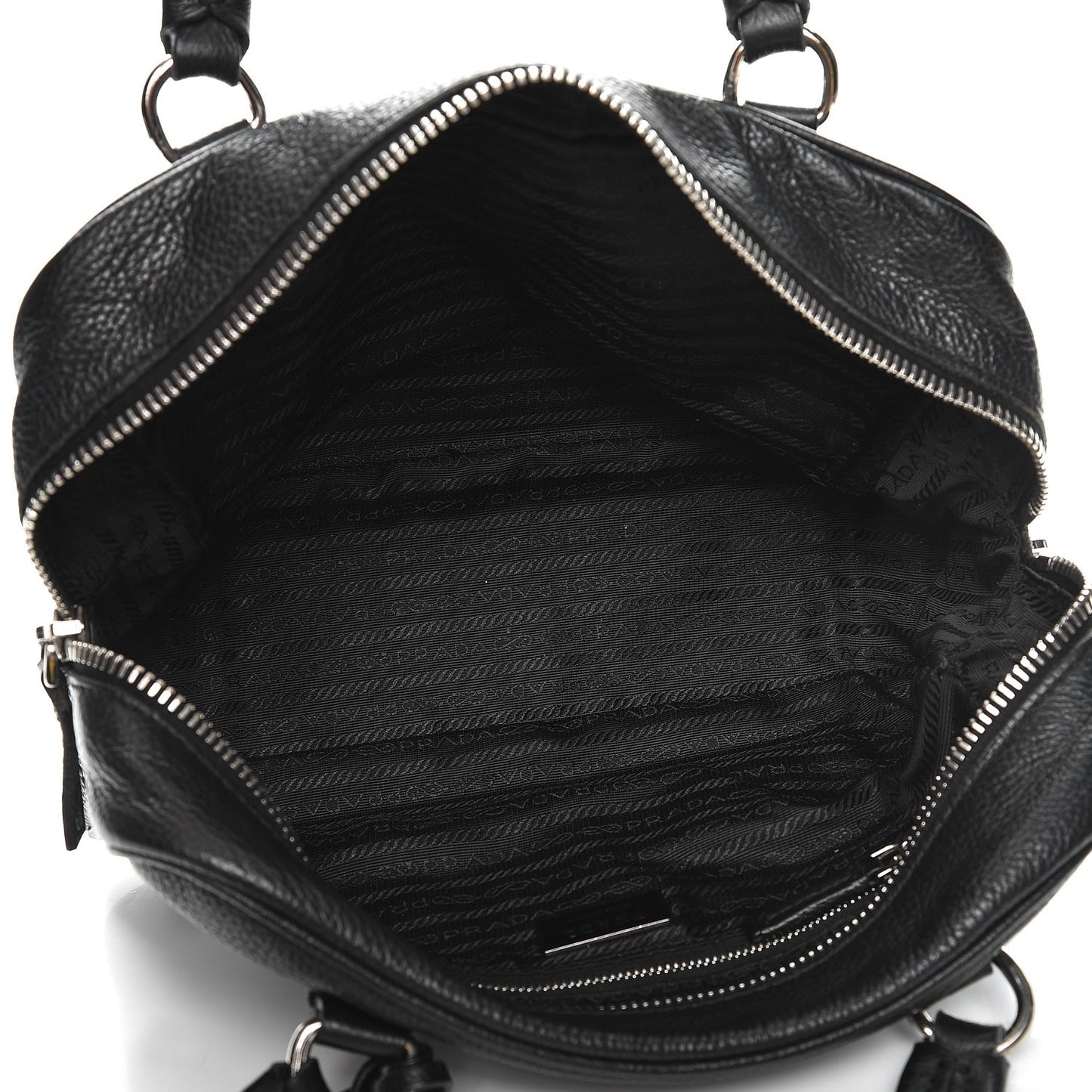Vitello Daino Tote Nero Black