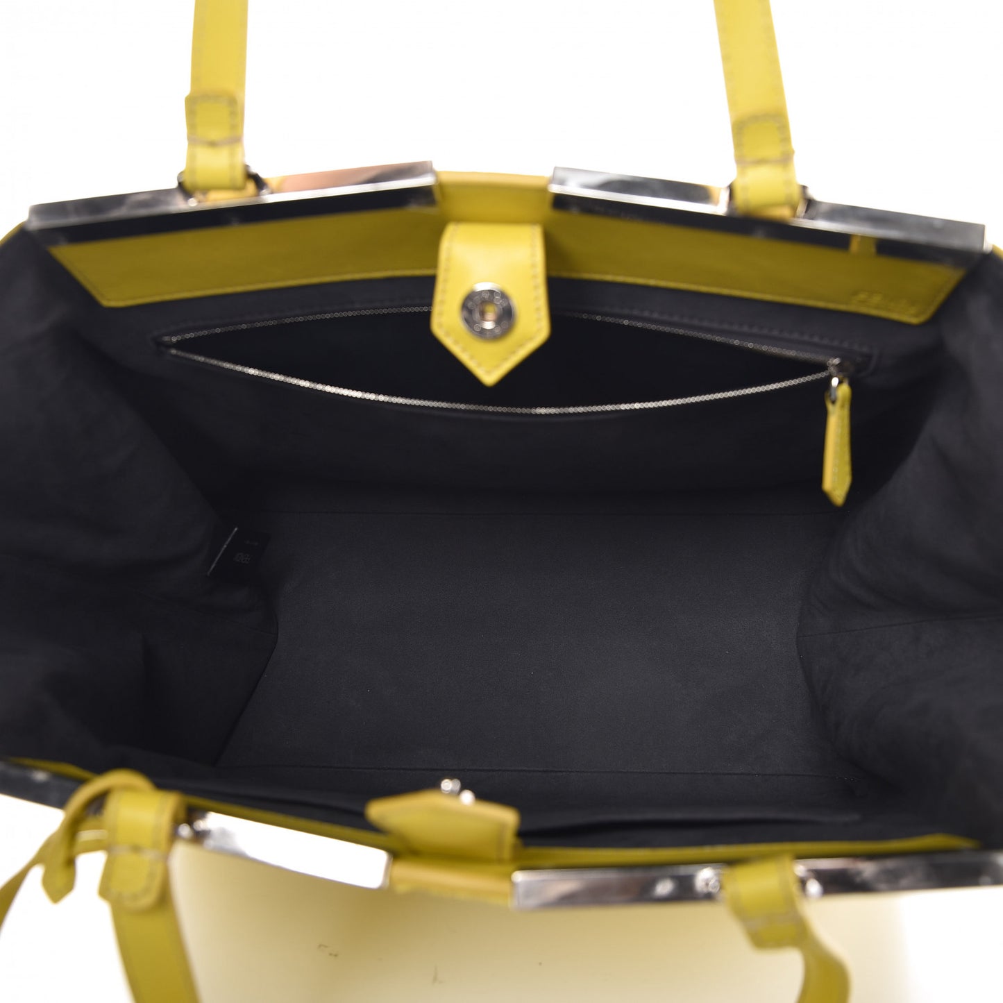 Vitello Calf Hair Crocodile Embossed Large 3Jours Tote Sunflower Cedro