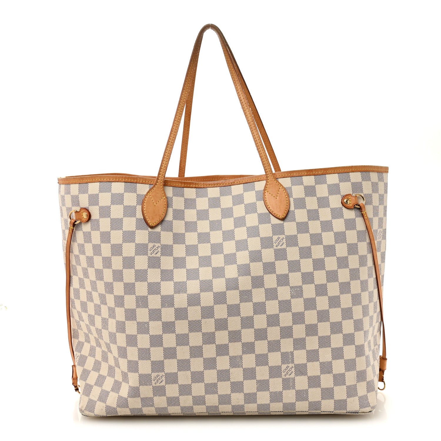 Louis Vuitton Damier Azur Neo Neverfull GM Rose Ballerine 1 of 16
