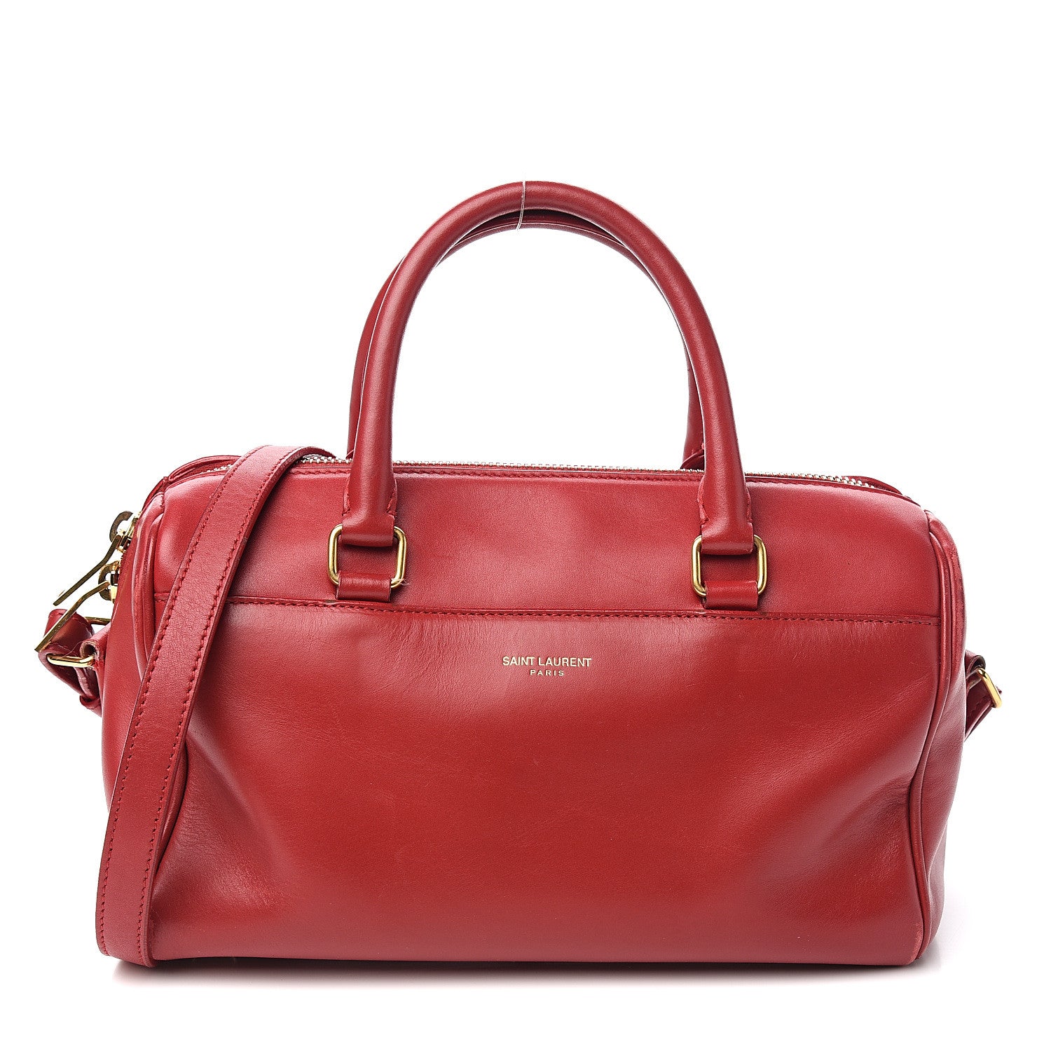 Saint Laurent Calfskin Classic Baby Duffle Red 1 of 15