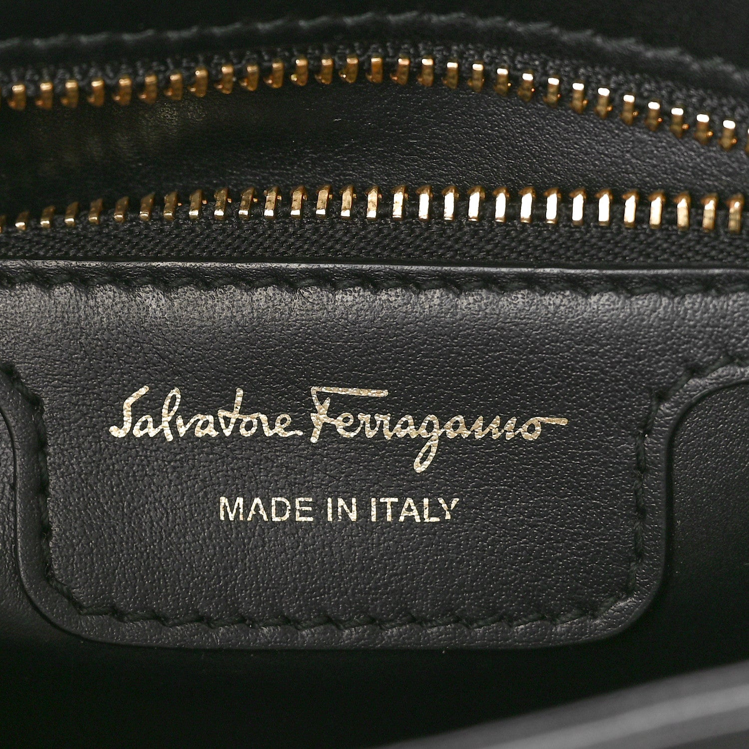 Salvatore Ferragamo Calfskin Quilted Gancini Flap Bag Black 6 of 9