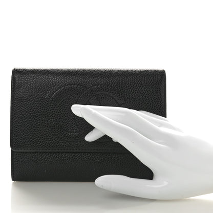 Chanel Caviar Timeless CC Flap Wallet Black 2 of 9