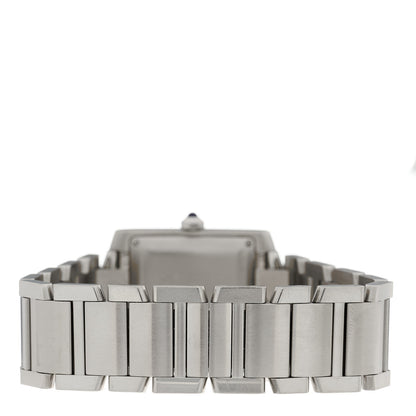 Cartier Stainless Steel 28mm Tank Francaise Automatic Watch 3 of 4
