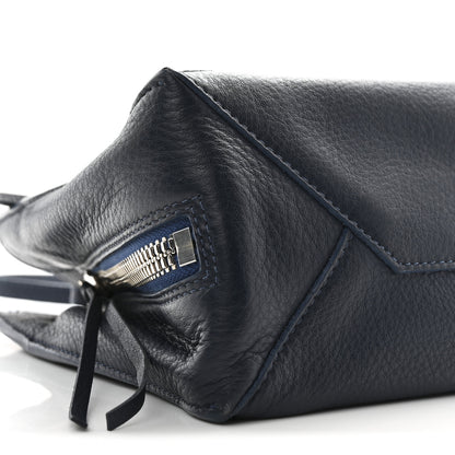 Balenciaga Veau Papier A6 Zip Around Tote Bleu Profond 10 of 13