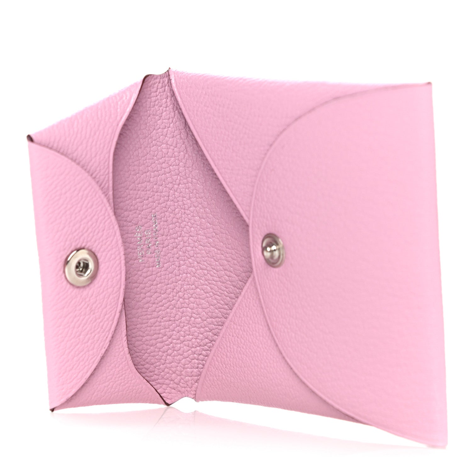 Hermes Chevre Mysore Bastia Coin Purse Mauve Sylvestre 5 of 10