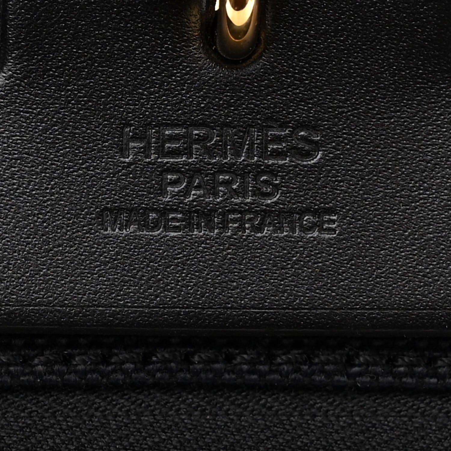 Hermes Military Toile Vache Hunter Herbag Zip Retourne 31 PM Black 6 of 8