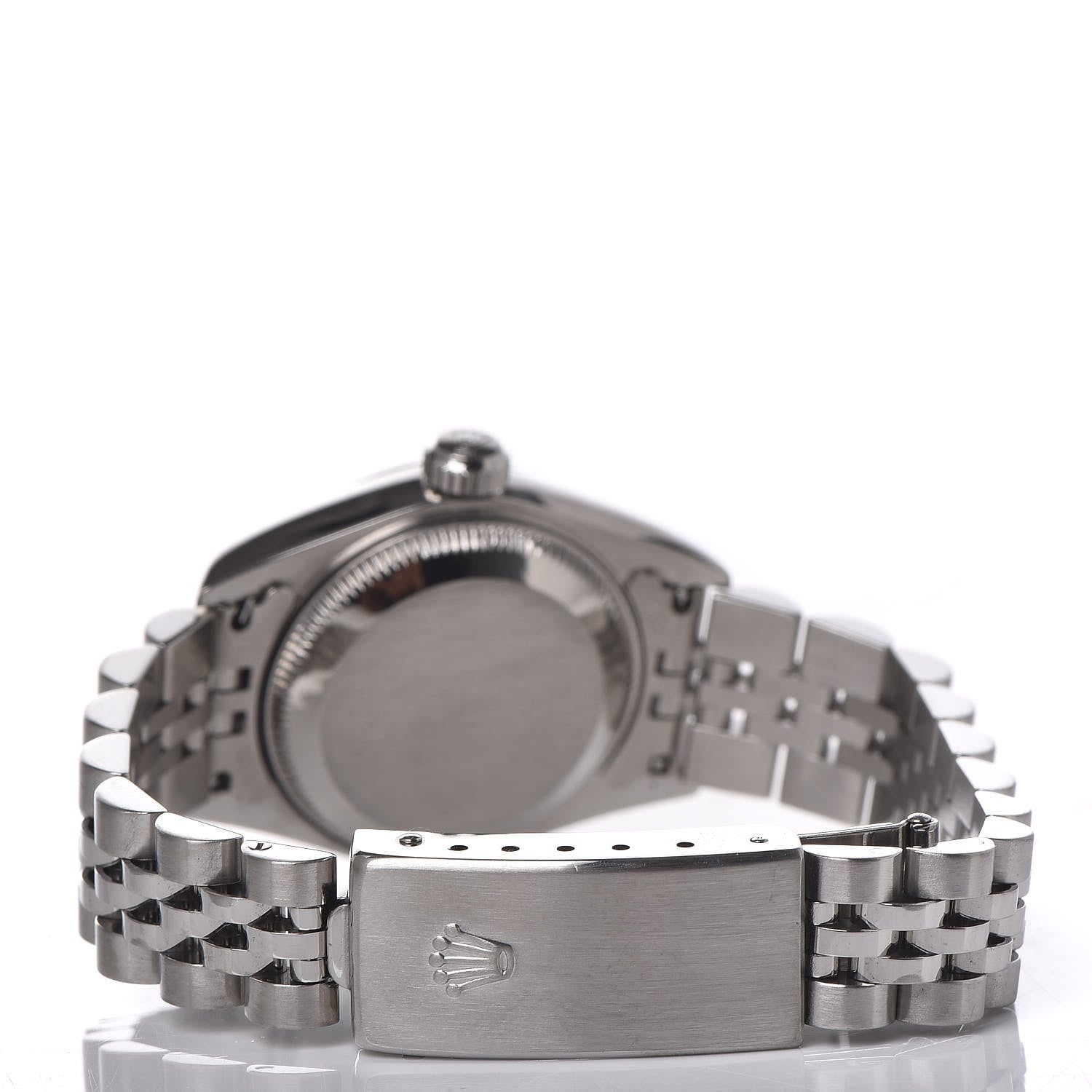 Rolex Stainless Steel 18K White Gold 26mm Oyster Perpetual Datejust Watch Silver 79174 4 of 6