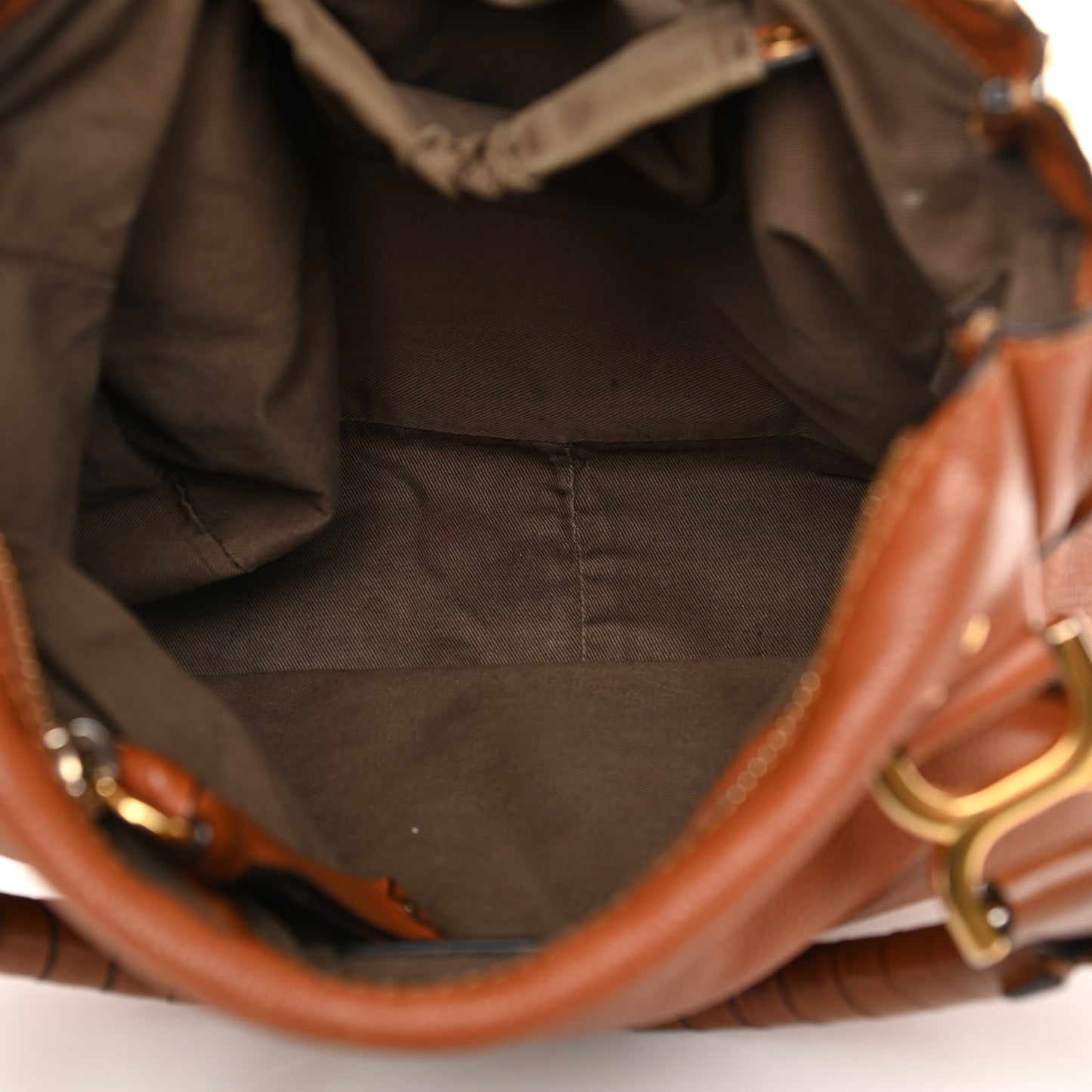 Calfskin Medium Marcie Satchel Tan