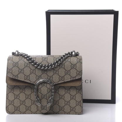 Gucci GG Supreme Monogram Mini Dionysus Shoulder Bag Taupe 15 of 15