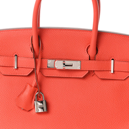 Hermes Togo Birkin 30 Capucine 8 of 10