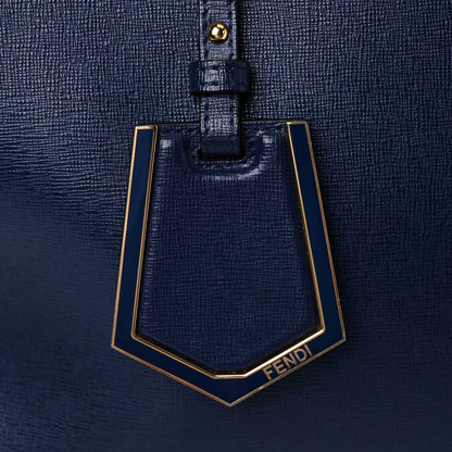 Fendi Vitello Elite Regular 2Jours Tote Blue 16 of 17