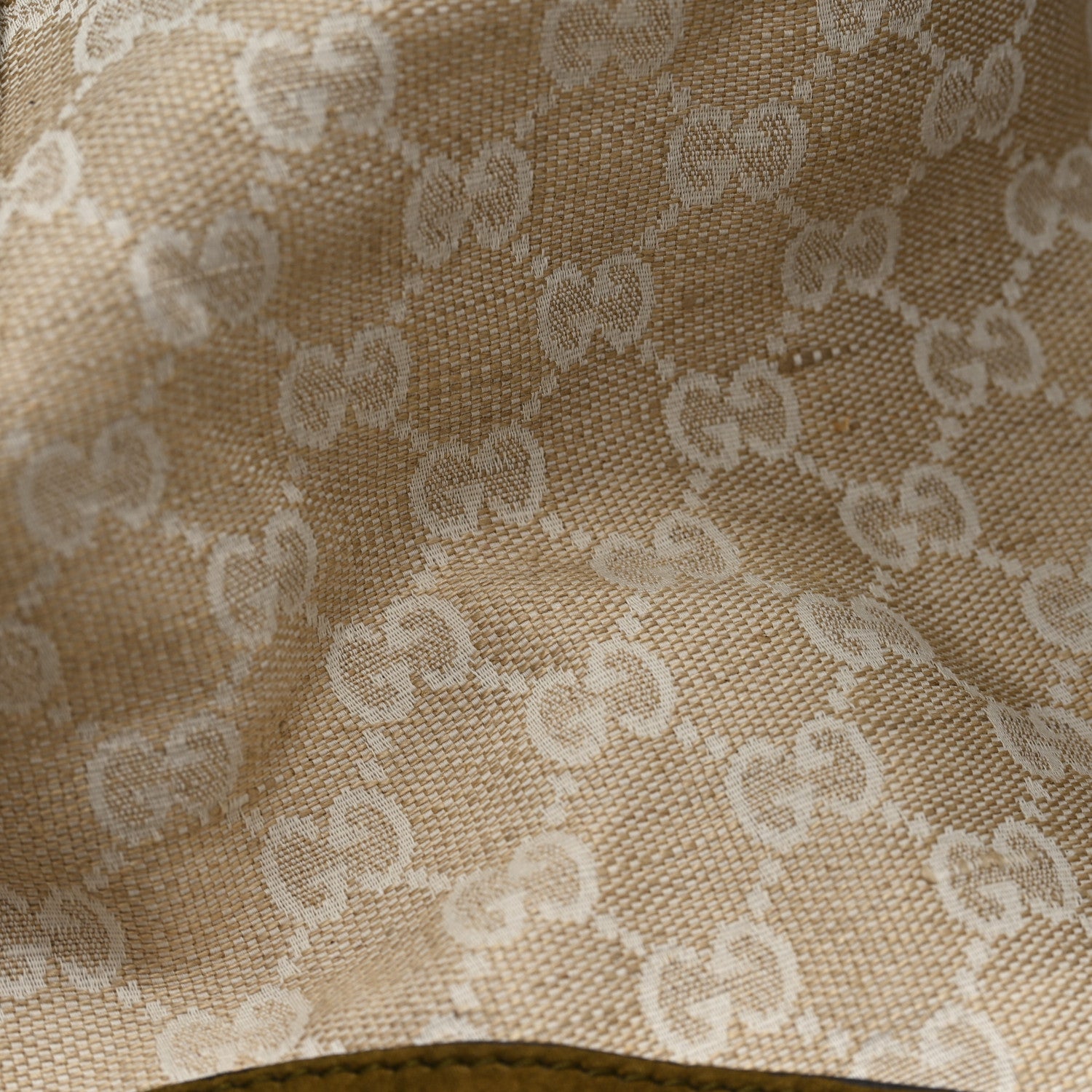 Gucci Nubuck Large Soft Stirrup Shoulder Bag Green 12 of 13