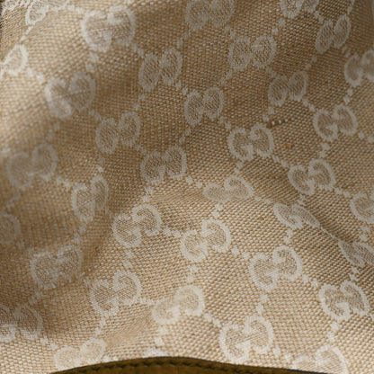 Gucci Nubuck Large Soft Stirrup Shoulder Bag Green 12 of 13