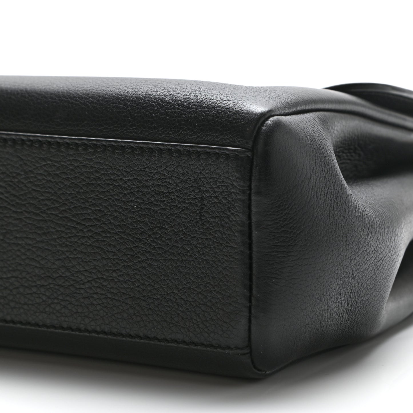 Calfskin Small Diorling Black