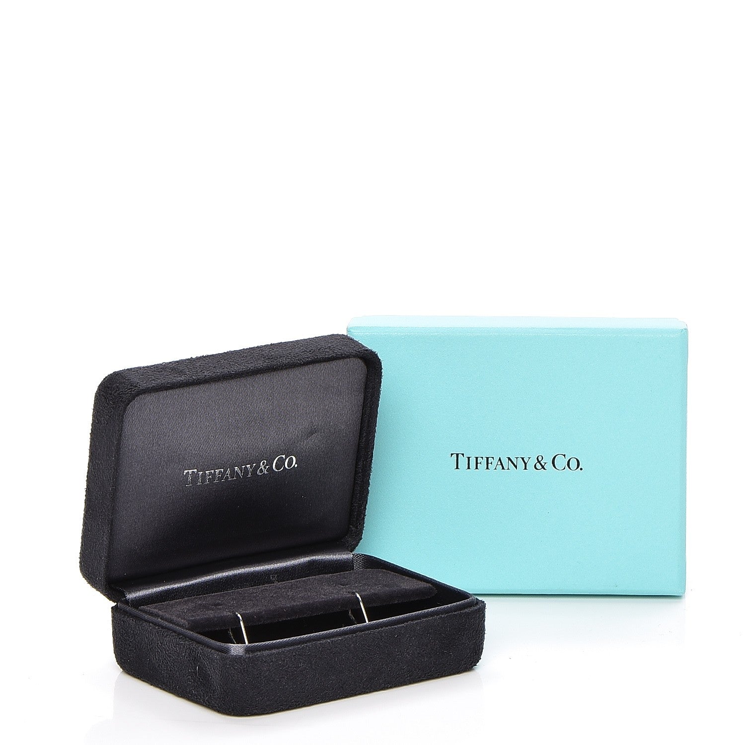 Tiffany Platinum Diamond Heart Drop Earrings 5 of 5