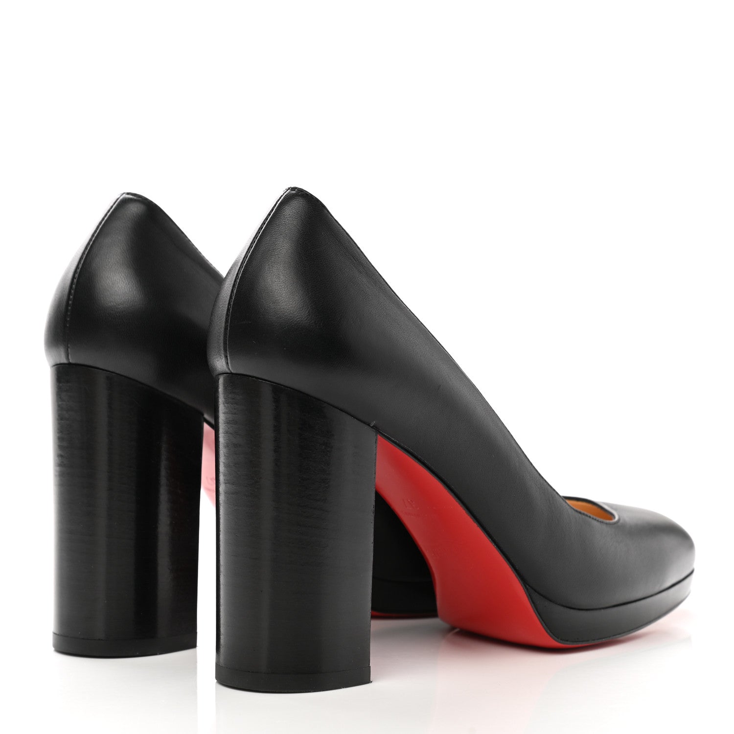 Christian Louboutin Shiny Nappa Cadrilla 100 Pumps 37 Black 4 of 9