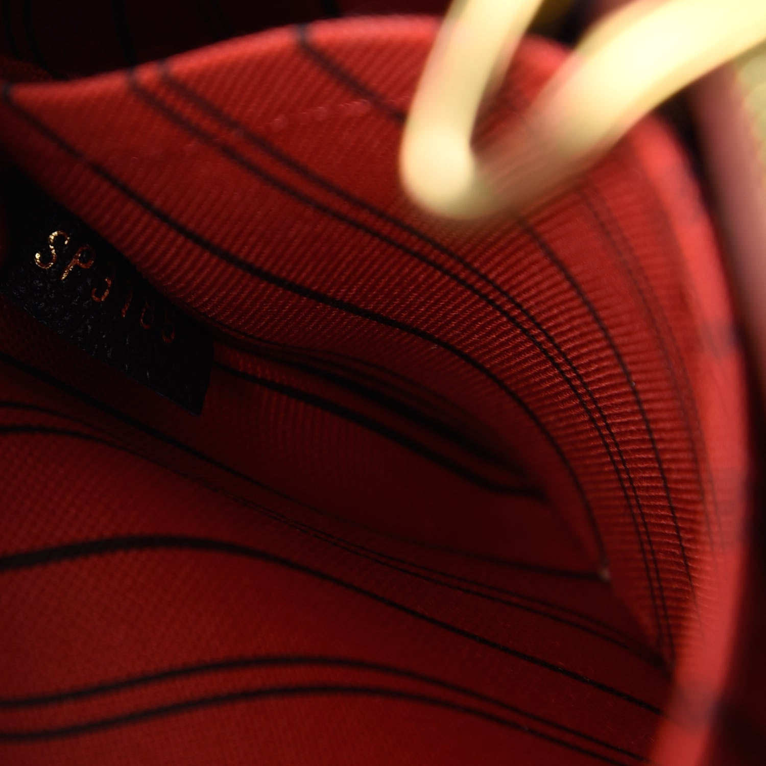 Louis Vuitton Empreinte Montaigne BB Marine Rouge 9 of 10