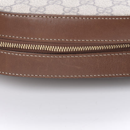 Gucci GG Supreme Monogram Cuoio Toscano Mini Chain Shoulder Bag Beige Ebony Cuir 13 of 13