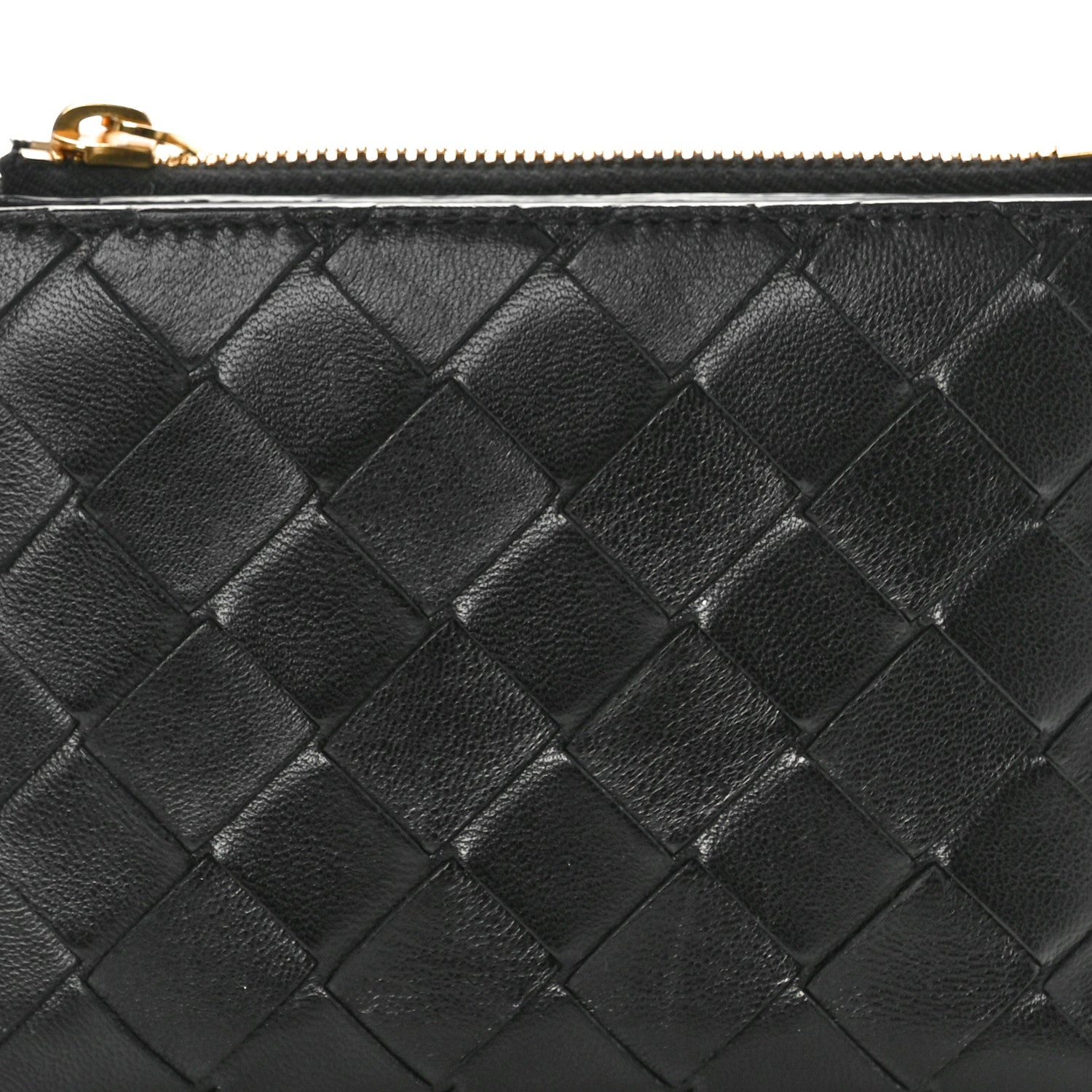 Bottega Veneta Nappa Intrecciato Small Bi-Fold Zip Wallet Black 8 of 8