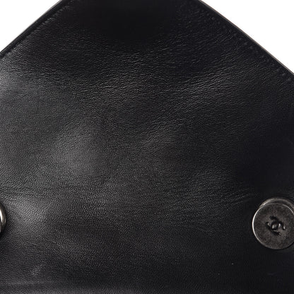 Chanel Lambskin Quilted Messenger Flap Black 8 of 11