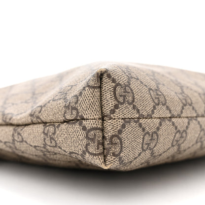 Gucci GG Plus Monogram Medium Flat Messenger Bag Dark Brown 9 of 16