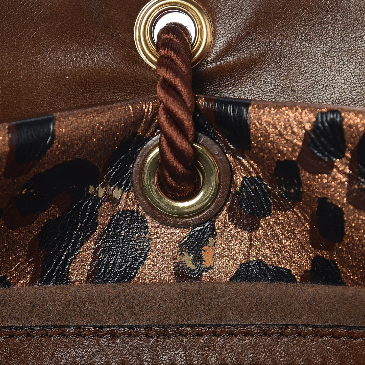 Leopard Nocturne African Queen Clutch