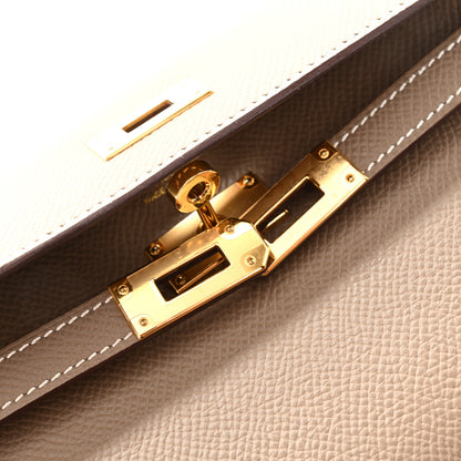 Hermes Epsom Kelly Longue Wallet Etoupe 9 of 15