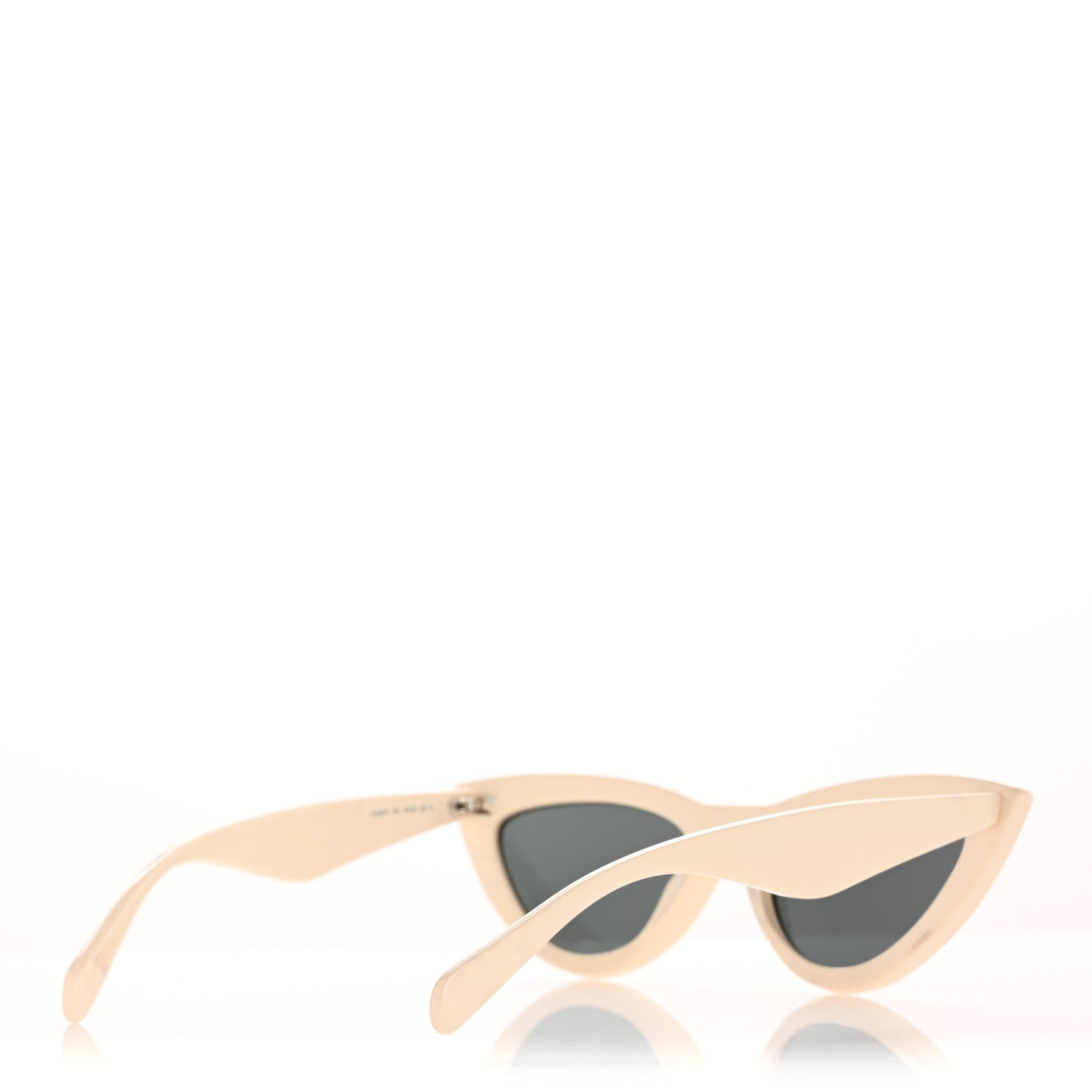 Celine Acetate Cat Eye Sunglasses CL40019I Ivory 4 of 10