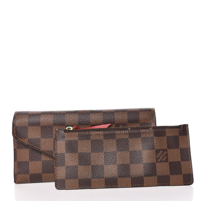 Louis Vuitton Damier Ebene Josephine Wallet Red 17 of 17