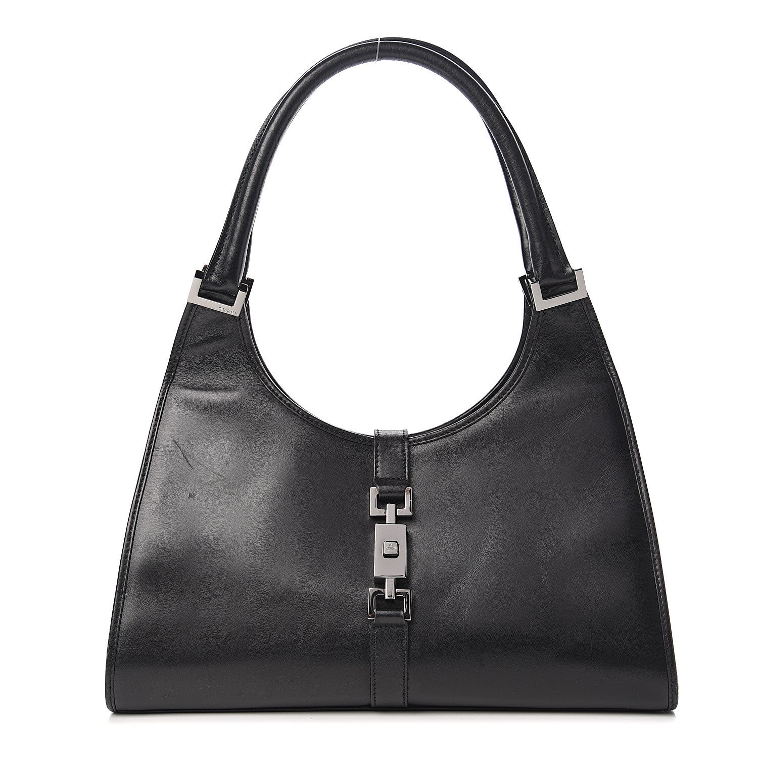 Gucci Calfskin Bardot Hobo Black 1 of 18