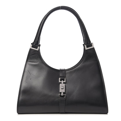 Gucci Calfskin Bardot Hobo Black 1 of 18