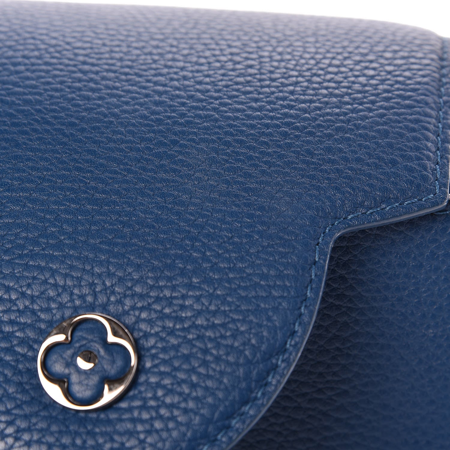 Louis Vuitton Taurillon Capucines PM Petrole Blue 7 of 14