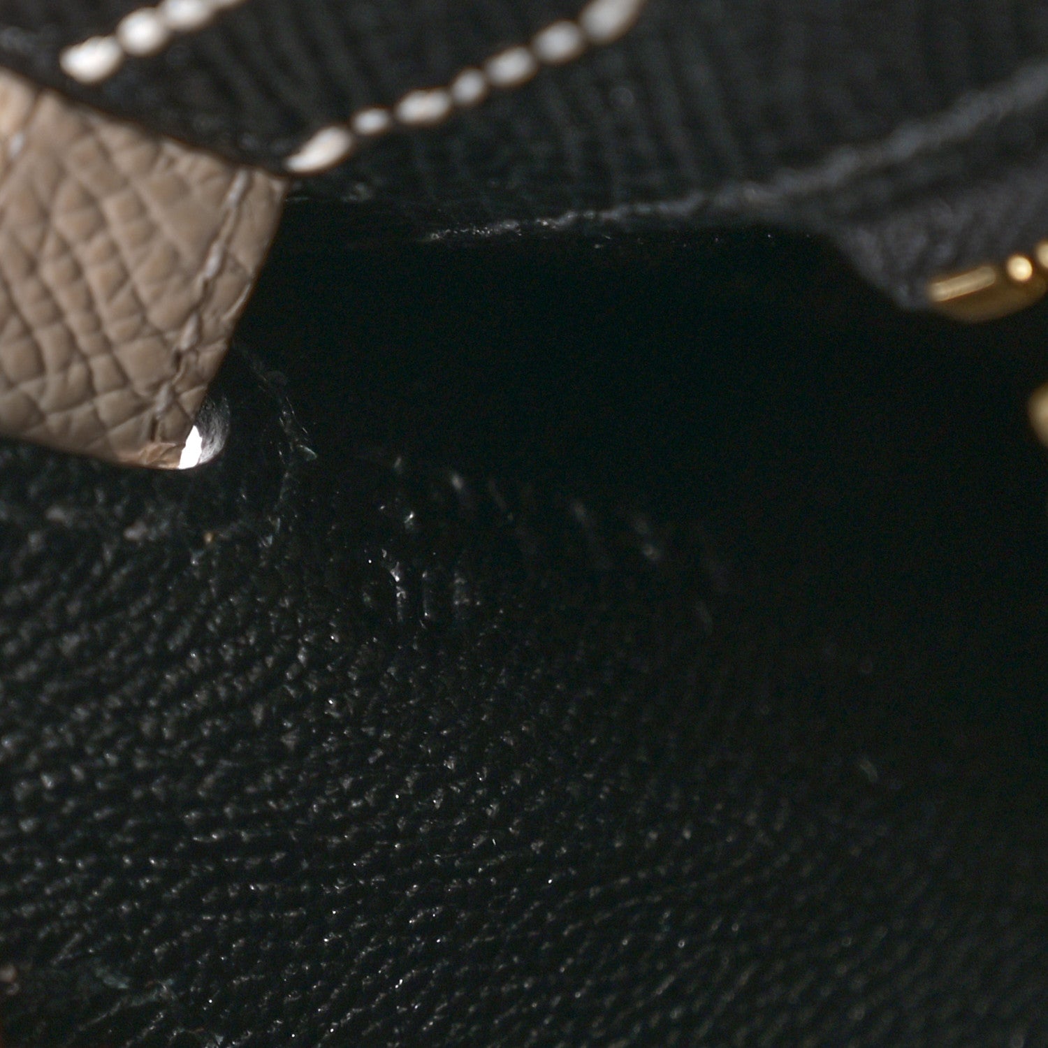 Hermes Epsom Horseshoe Kelly Sellier 25 Black Nata 7 of 14