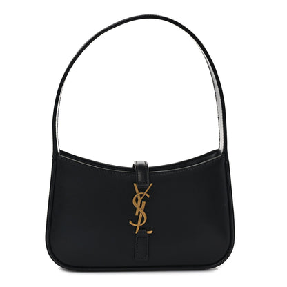 Saint Laurent Smooth Calfskin Le 5 A 7 Mini Hobo Black 1 of 7