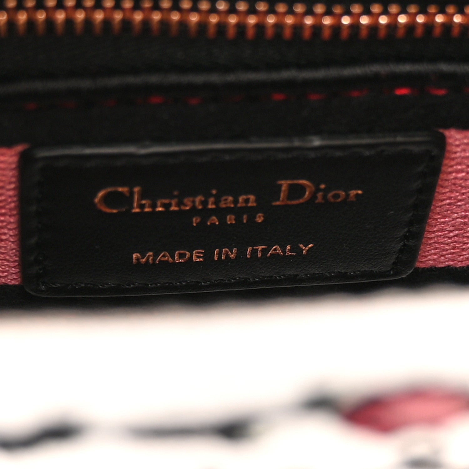 Christian Dior Canvas Florilegio Embroidered Mini Lady D-Lite White Multicolor 6 of 12