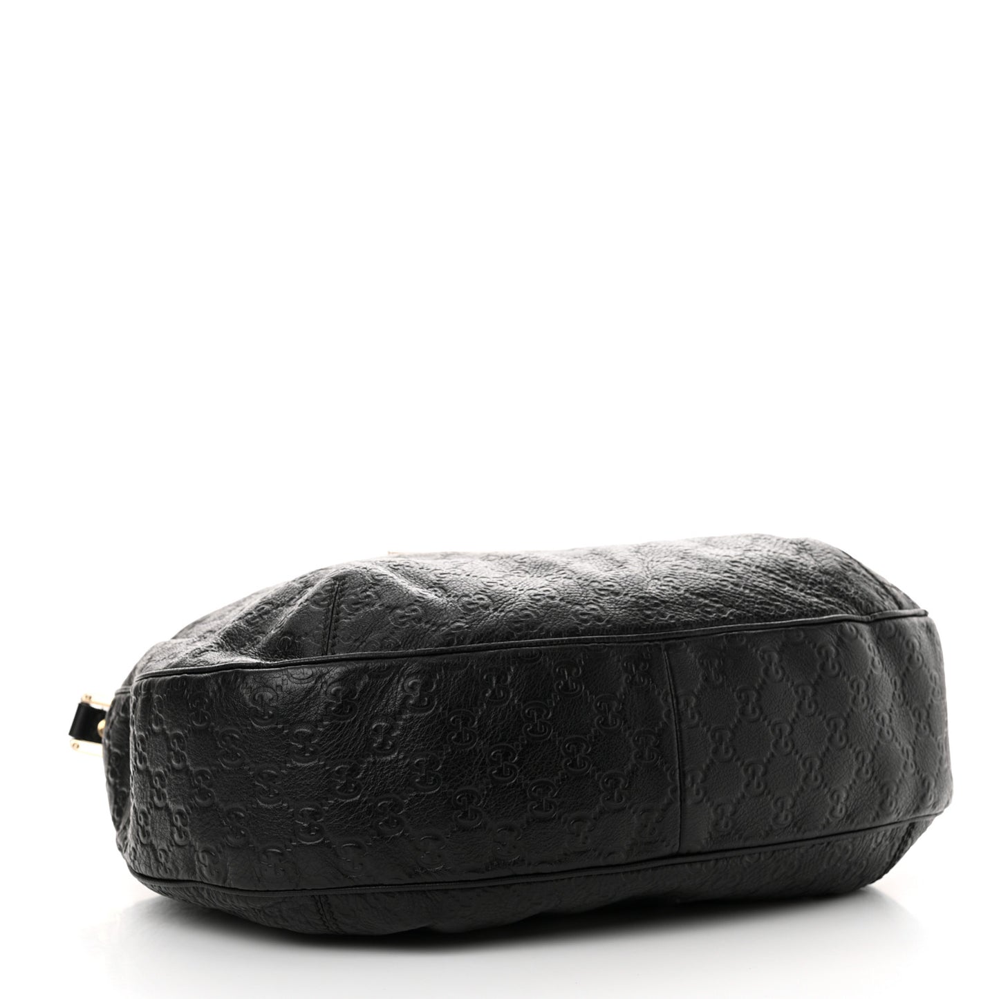 Guccissima Large New Ladies Web Hobo Black