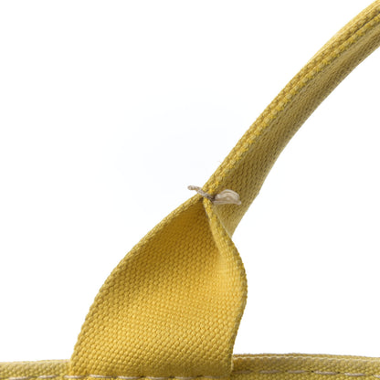 Prada Canvas Canapa Small Logo Tote Yellow 19 of 19