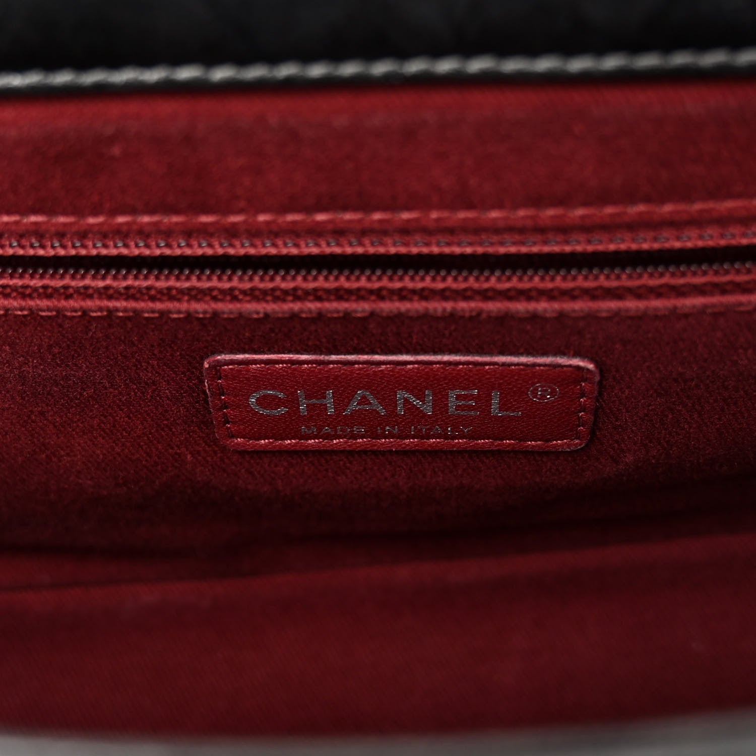 Chanel Aged Calfskin Quilted Small Pondichery Flap Dark Grey 6 of 12