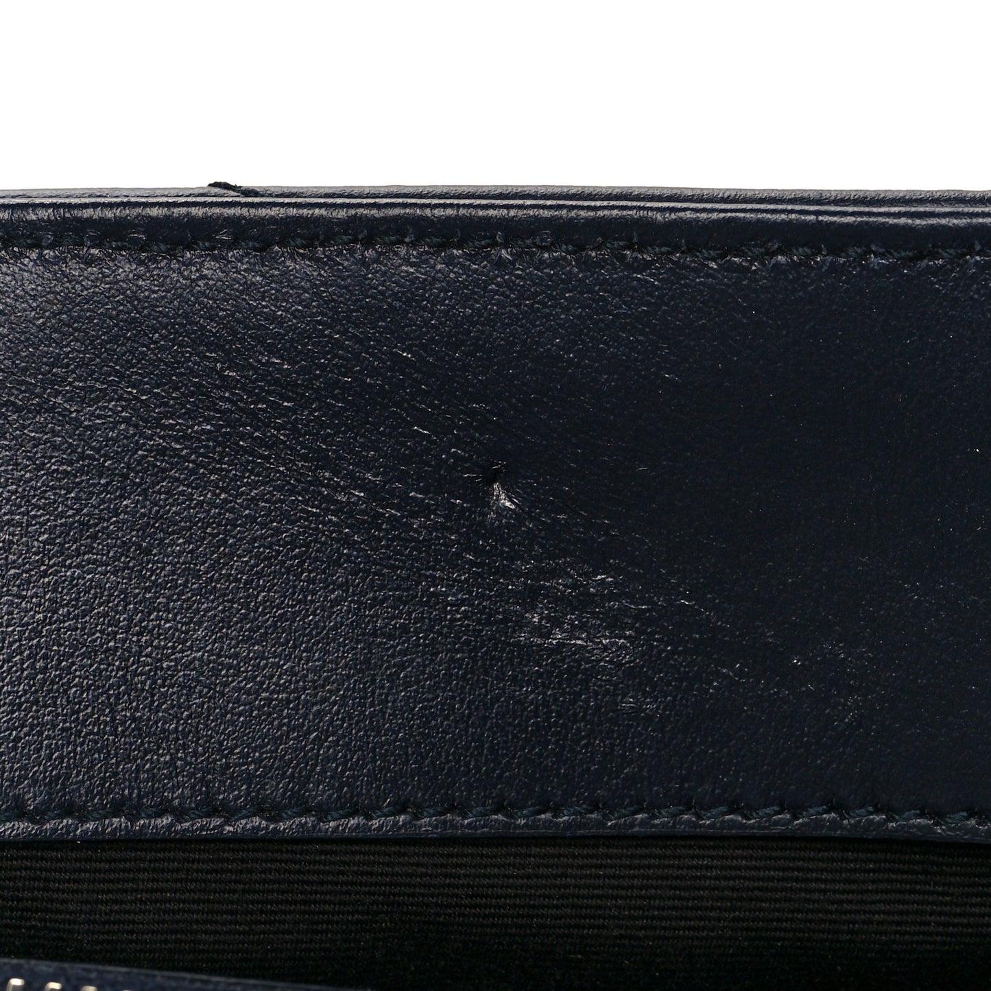 Calfskin Y Quilted Monogram Large Loulou Chain Satchel Blue