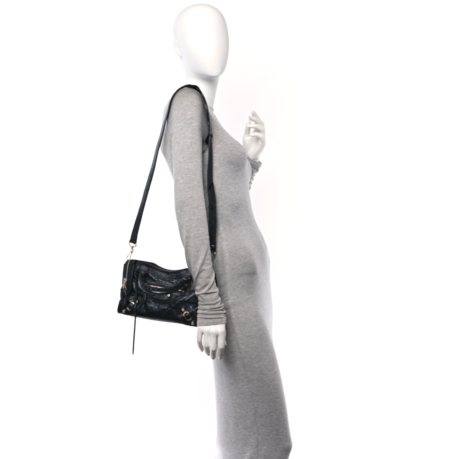 Balenciaga Agneau Giant 12 Silver Hardware Mini City Black 2 of 12