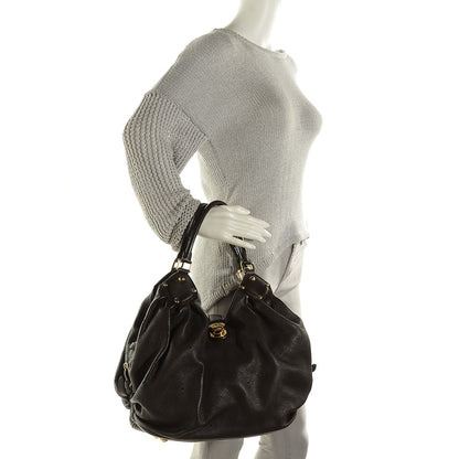 Louis Vuitton Mahina L Black 2 of 8