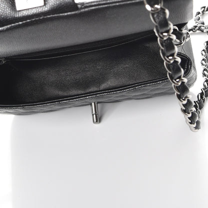 Chanel Iridescent Caviar Quilted Mini Rectangular Flap Black 5 of 8