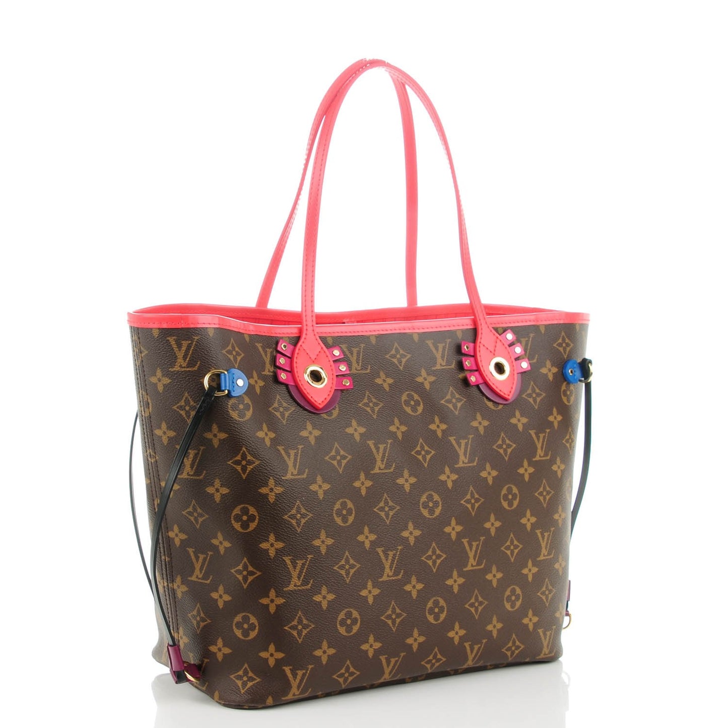Monogram Totem Neo Neverfull MM Flamingo