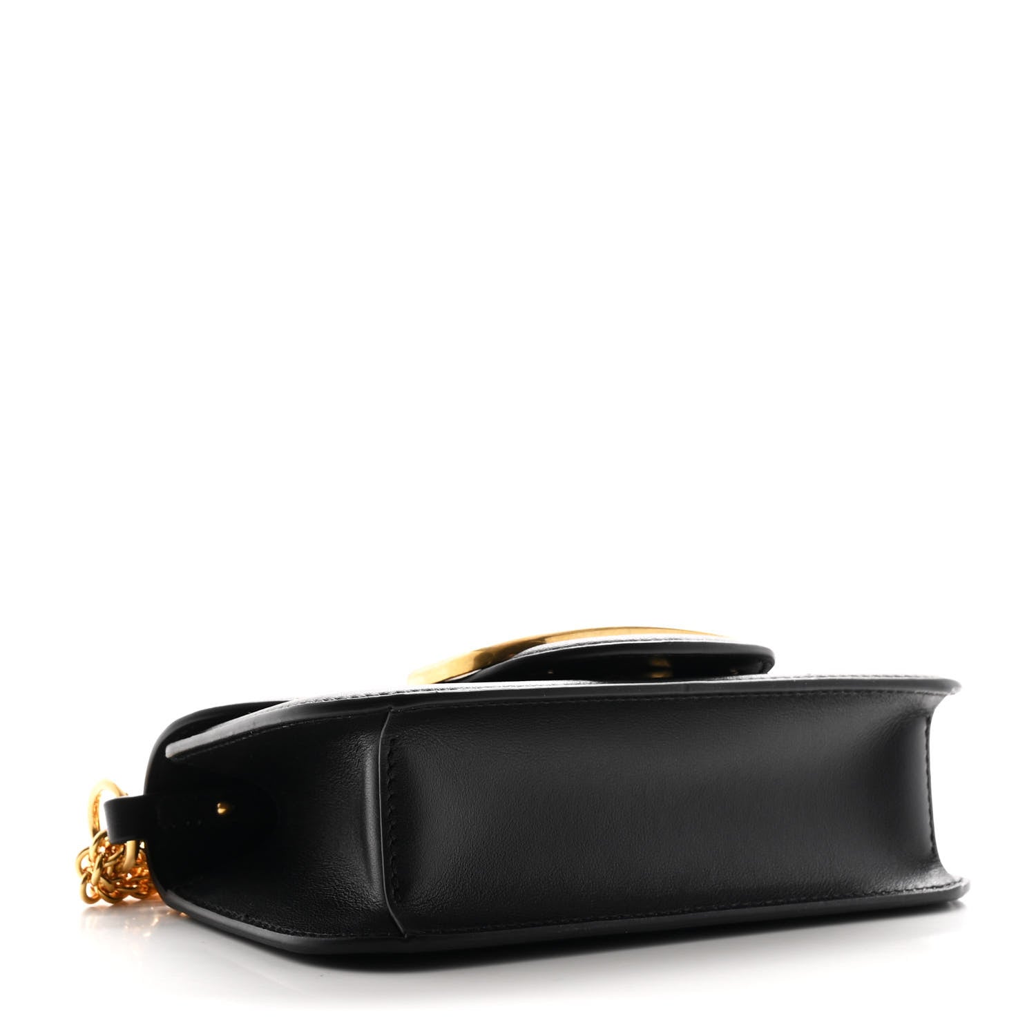 Valentino Garavani Calfskin Vlogo Small Loco Shoulder Bag Black 4 of 10