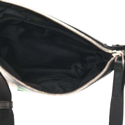 Gucci GG Supreme Monogram Web Messenger Bag Black 5 of 11