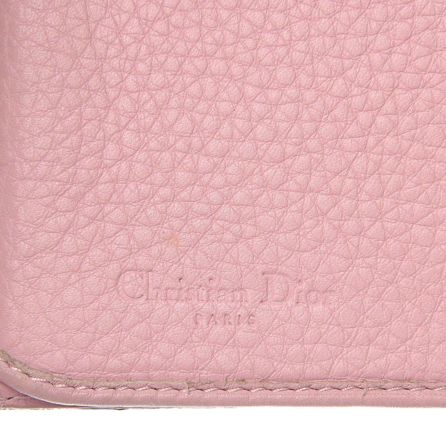 Christian Dior Monogram Long Flap Wallet Pink 7 of 15