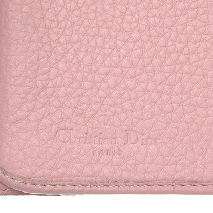 Christian Dior Monogram Long Flap Wallet Pink 7 of 15